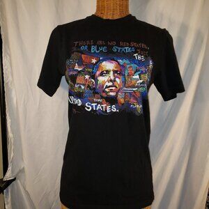 Barack Obama Quote Royal Apparel T-Shirt - Black, Small